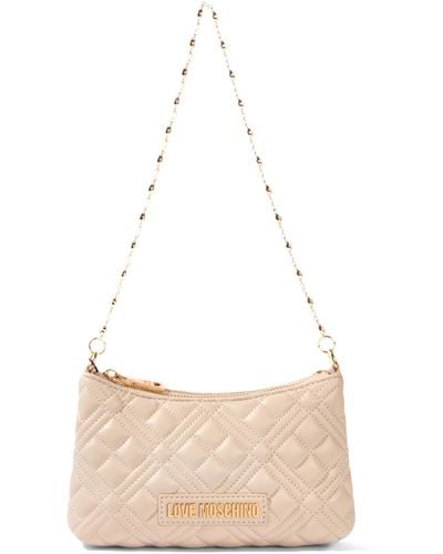 Love Moschino Women's Quilted Shoulder Bag - White