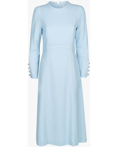 JANE ATELIER Oxley Fit And Flare Midi Dress - Blue