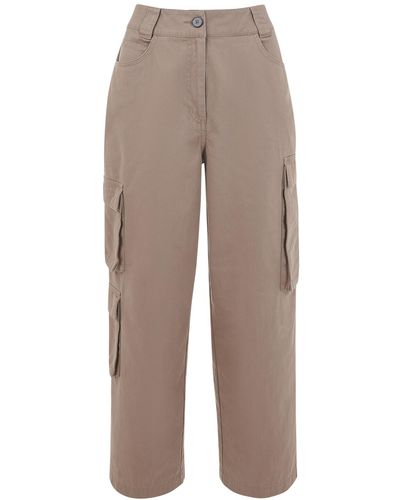 Whistles Women's Phoebe Casual Utility Trouser - Natural