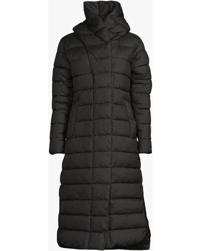 Didriksons Stella Wrap Nk Maxi Padded Coat 4 - Black