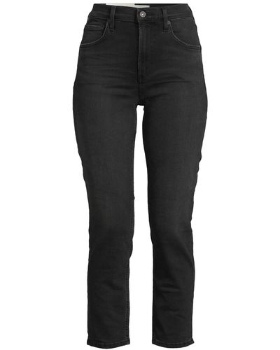 Citizens of Humanity Women's Isola Straight Crop Jeans - Black