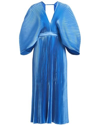 L'idée Women's Versaille Wide Sleeve Dress - Blue