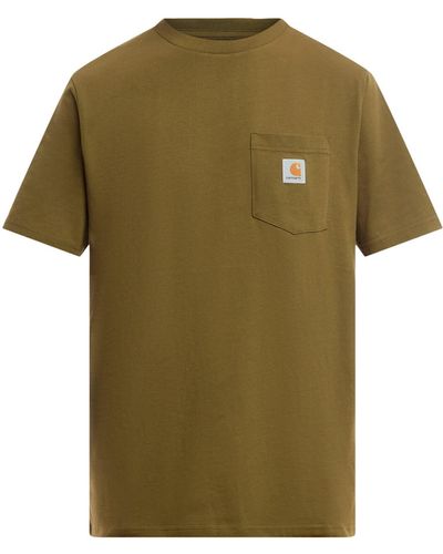 Carhartt Men's Short Sleeve Pocket T-shirt - Green