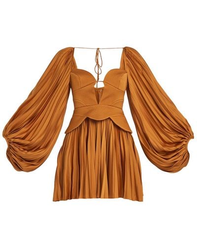 Acler Women's Atholton Mini Dress - Brown