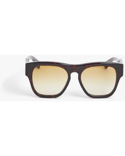 Chloé Women's Oversized Recycled Acetate Sunglasses - Brown