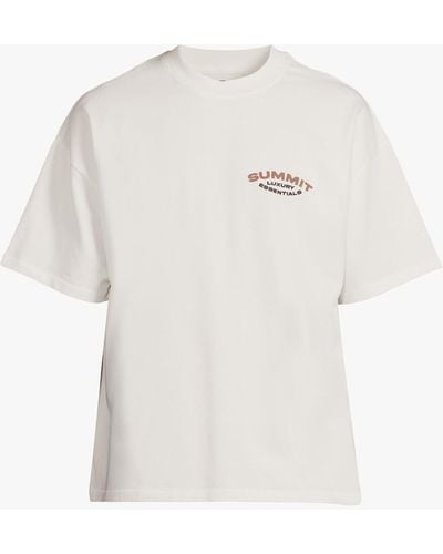 Summit Men's Luxury Essentials T-shirt - White