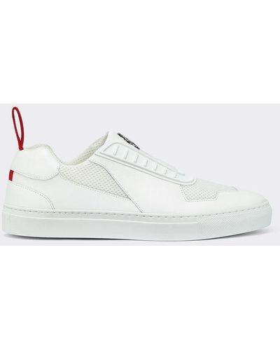 Ferrari Prancing Horse Slip-on Sneakers - White