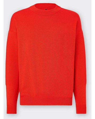 Ferrari Silk And Organic Cotton Sweater - Red