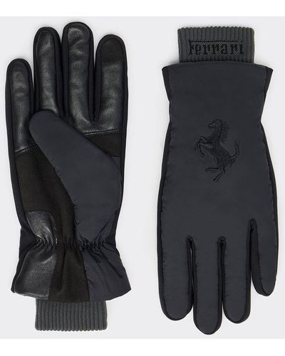 Ferrari Prancing Horse Touchscreen Gloves - Black
