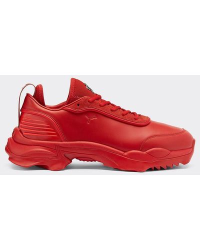 Ferrari Puma For Nitefox Sneakers In Rosso Dino Red – Exclusive