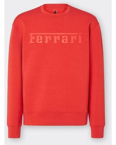 Ferrari Scuba-pullover Mit -logo - Rot