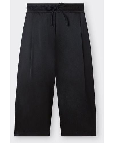 Ferrari Stretch Fabric Bermuda Shorts - Black