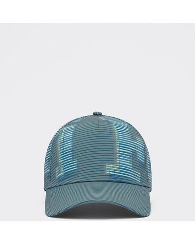 Ferrari Baseball Hat With Print - Blue