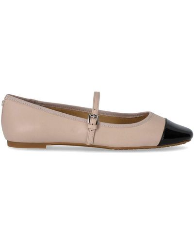 Michael Kors Mae Ballet Flat Shoe - Brown