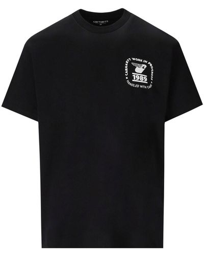 Carhartt S/s stamp state weiss t-shirt - Schwarz