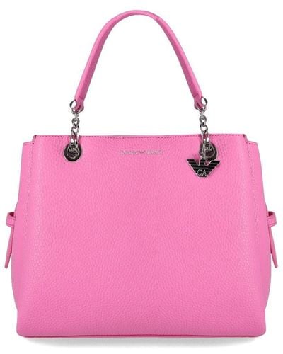 Emporio Armani Charm handtasche - Pink