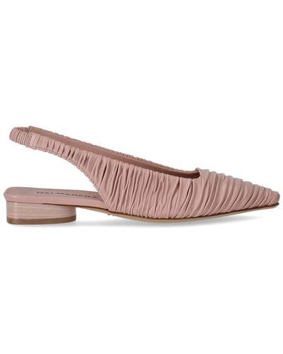 Halmanera Fold puder slingback ballerina - Pink