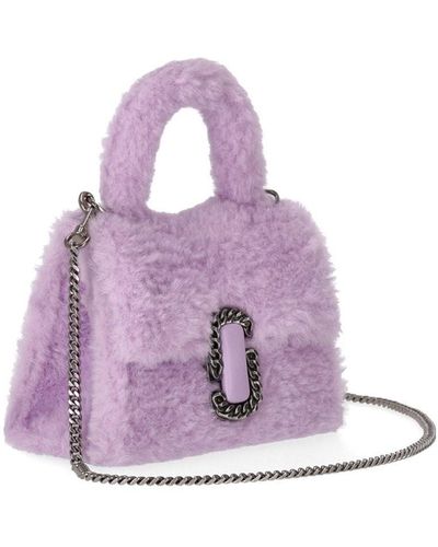 Marc Jacobs The teddy st. marc mini top handle lila tasche