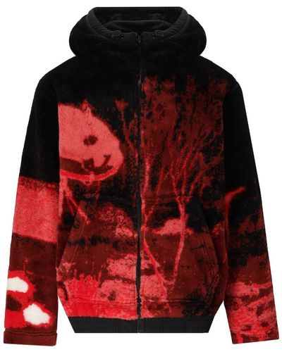 DIESEL S-monty Hoodie Met Rits - Rood