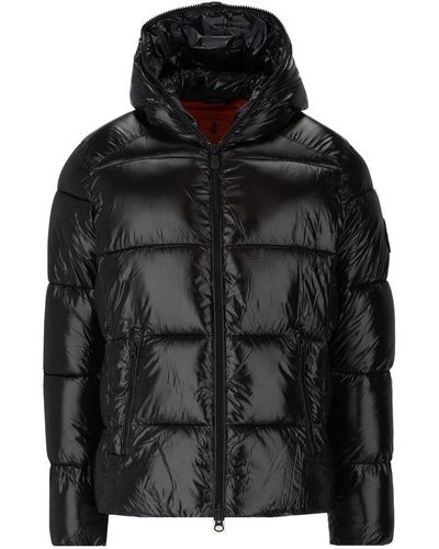 Save The Duck Edgard Hooded Padded Jacket - Black