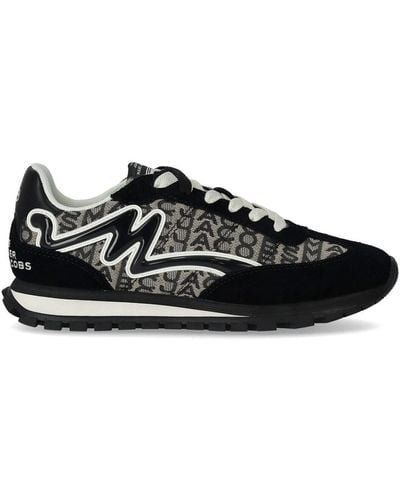 Marc Jacobs Logo jacquard jogger sneakers - Negro