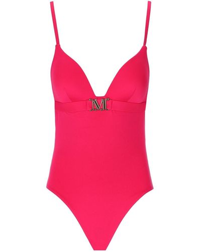 Max Mara Beachwear Cecilia Fuchsia Swimsuit - Pink