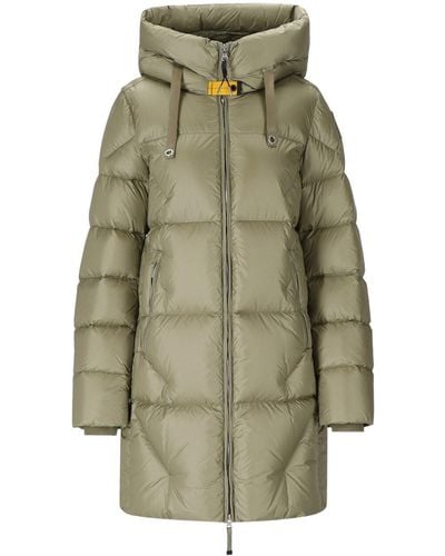 Parajumpers Janet Sage Hooded Down Jacket - Green