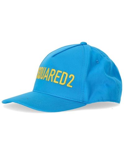 DSquared² Technicolor E Baseball Cap - Blauw