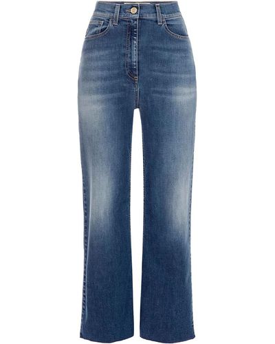 Elisabetta Franchi Jeans flare - Azul