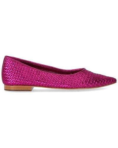 Strategia Liya Fuchsia Ballet Flat Shoe - Purple