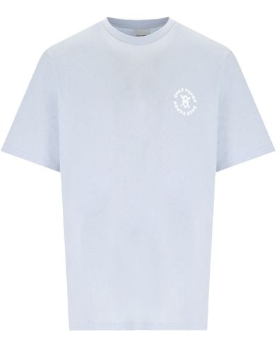Daily Paper Circle Hellblauw T-shirt - Wit