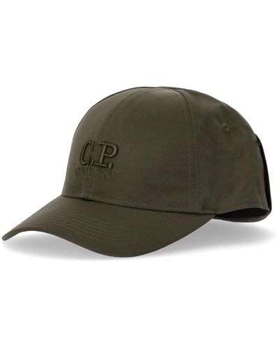 C.P. Company Chrome-r goggle Militaire Cap - Groen