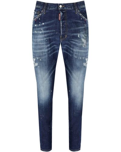 DSquared² Jeans relax long crotch - Blu