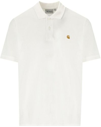 Carhartt S/s Chase Pique Polo Shirt - White