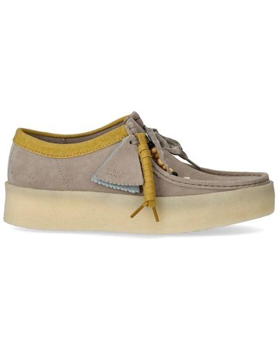 Clarks Wallabee cup greige loafer - Braun