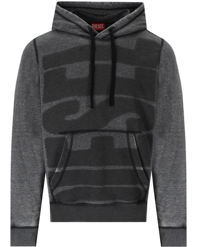 DIESEL S-ginn-hood-l1 Hoodie - Grijs