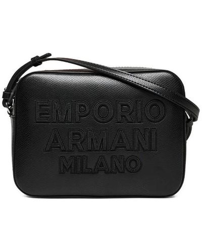 Emporio Armani Milano Crossbody Tas - Zwart