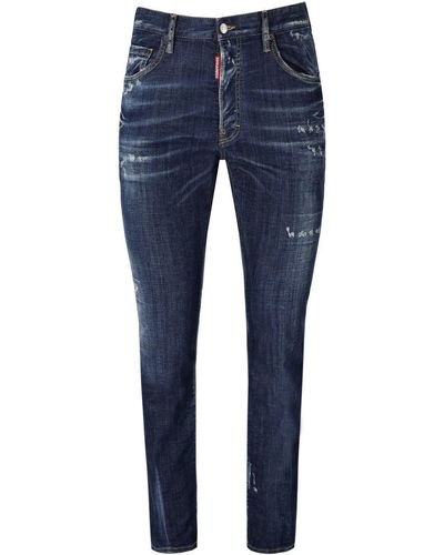 DSquared² 24/7 Donkere Jeans - Blauw