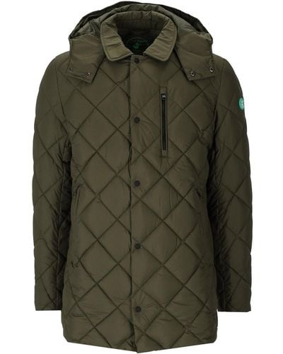 Save The Duck Uwe Hooded Padded Jacket - Green