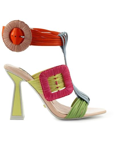 Kat Maconie Deliz Hourglass Heeled Sandal - Multicolor