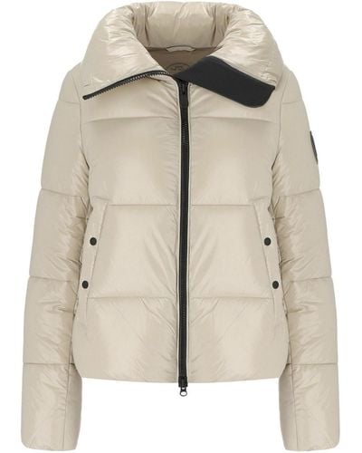 Save The Duck Isla Cropped Padded Jacket - Natural