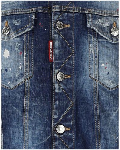 DSquared² Dan jean e denimjacke - Blau