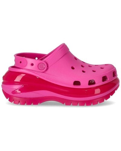 Crocs™ Mega Crush Fuchsia Clog - Pink