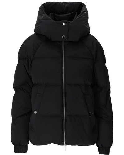 Woolrich Doudoune courte à capuche alsea e - Noir