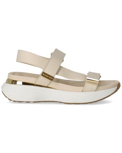 Michael Kors Ari creme plattform sandale - Weiß