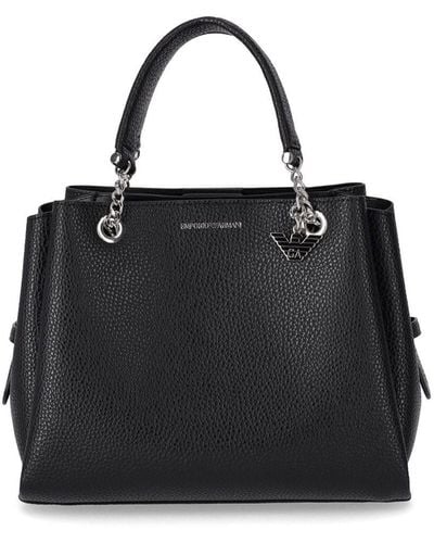 Emporio Armani Charm Handbag - Black