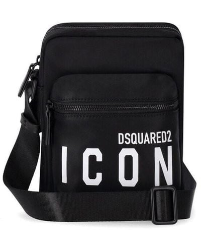 DSquared² Be icon e umhängetasche - Schwarz