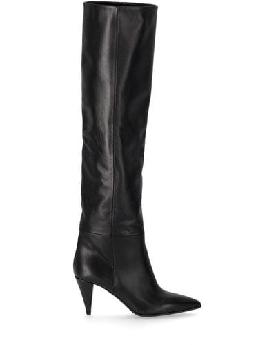 Strategia Scout Heeled High Boot - Black