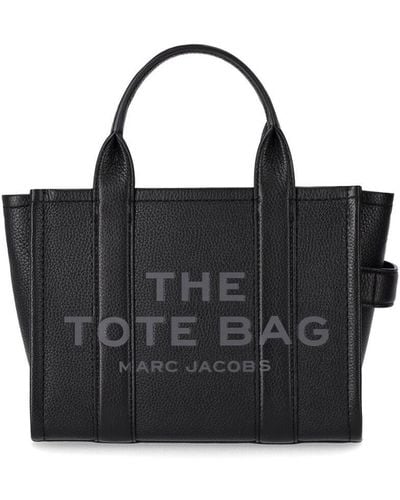 Marc Jacobs Borsa a mano the leather small tote nera - Nero