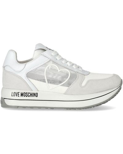Love Moschino Mesh Sneaker - Wit